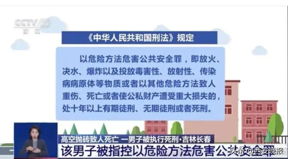 “以危险方法危害公共安全罪”！32楼扔砖砸死路人，男子被执行死刑！-图2